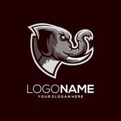 elephant logo vector inspiration