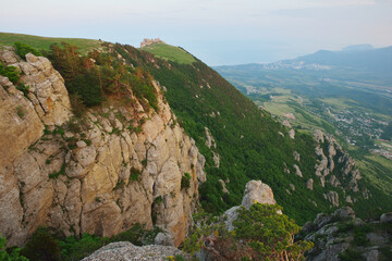 Rocks of Demerdji mountain, Crimea