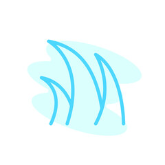 Obraz premium Illustration Vector Graphic of Grass icon