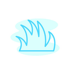 Illustration Vector Graphic of Grass icon