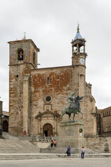 Church of San Mart&iacute;n in Plaza Mayor de Trujillo