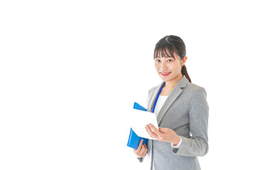 書類を持つビジネスウーマン