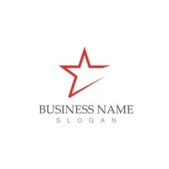 Obraz premium Star icon Template