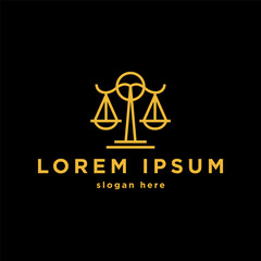 Law logotype premium design vector