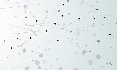 Abstract scientific technology. Atom chemistry shape science vector illustration. Molecules design. Illustration structure