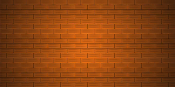 Brown brick wall abstract backgrounds light textured wallpaper backdrop template pattern seamless vector and illustration
