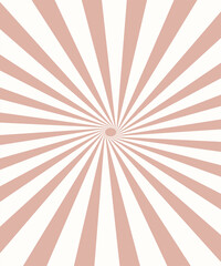 Flyer circus vintage classic sunburst red and withe