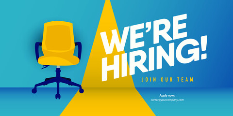 We're hiring design template. Join team our now illustration.