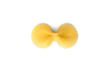 Pasta isolated on white background.