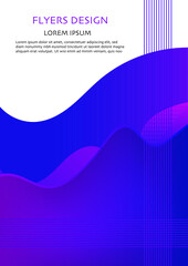 
Geometric pattern background texture for poster cover design. Minimal color gradient banner template. Modern vector wave shape for brochure, poster, website, banner