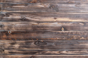 Fototapeta premium Brown old wooden texture background. 
