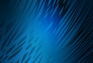 Dark BLUE vector abstract bright template.