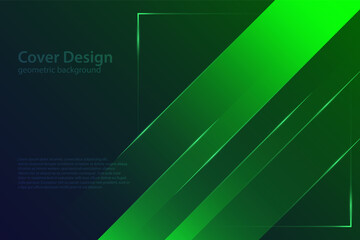 Abstrac green geometric background. vector illustration. Eps 10