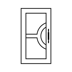 doors icon set vector sign symbol