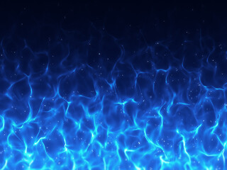 Fototapeta na wymiar 燃え上がる青い炎の背景