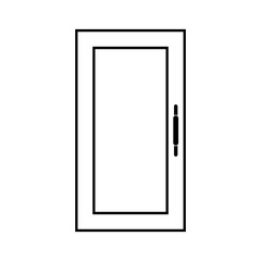 doors icon set vector sign symbol