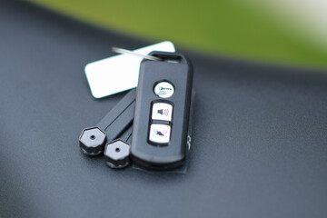 black Smart Key or remote control for motorcycle key