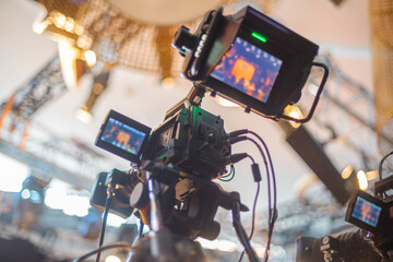 stream at a concert in a hall without spectators © Aliaksei