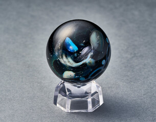 グラス, 世界, 球体, 青, ボール, 地球, クリスタル, 孤立した, 地球,...
