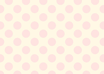 背景　ドット大　ミルクピンク
