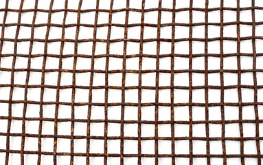 Iron rusty lattice.