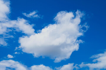 Blue sky background with clouds ,sky scape.
