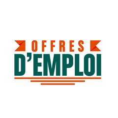 offres d'emploi