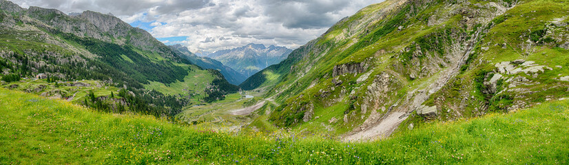 Fototapeta na wymiar Grand Tour of Switzerland - Göschner Alp