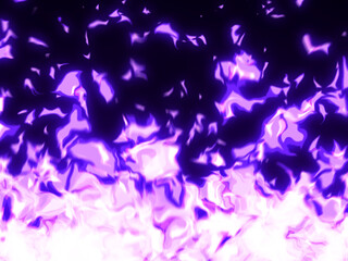 アニメ風の紫色の炎の背景