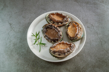 Fresh seafood abalone from the sea