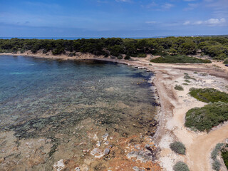 Raco de s Arena beach, Estanyol, Llucmajor, Mallorca, Balearic Islands, Spain