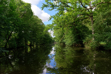 Chateauneuf-sur-Loire park in the Loire valley