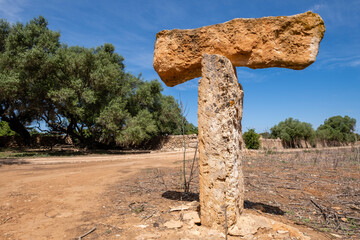 Can Garra Seca, Megalithic elements, «Camí de sa Torre», municipality of Llucmajor, Mallorca,...