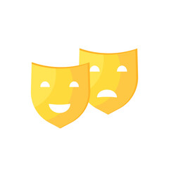 These are masks on a white background.