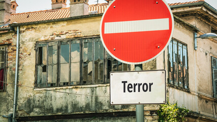Street Sign Security versus Terror