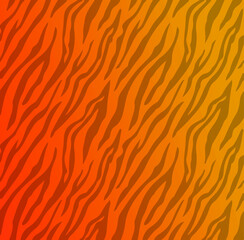 Tiger skin pattern illustration vector image