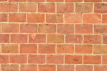 red brick wall