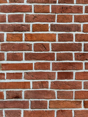 old red brick wall in loft space