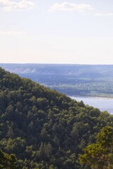 view of the sea and mountains