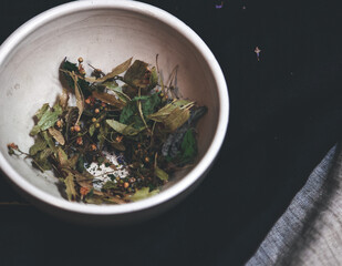 herbs for tea collection