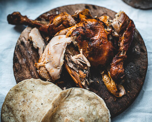 Mayan Chicken Lunch Rustic