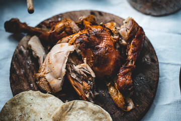 Mayan Chicken Lunch Rustic