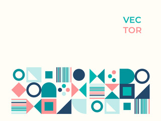 Abstract background with memphis style concept. Vector illustration for business report, company profil, trendy design. Abstract geometric memphis templates. Universal cover Designs for Annual report