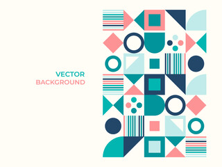 Abstract background with memphis style concept. Vector illustration for business report, company profil, trendy design. Abstract geometric memphis templates. Universal cover Designs for Annual report