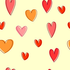 Heart pattern hearts love 