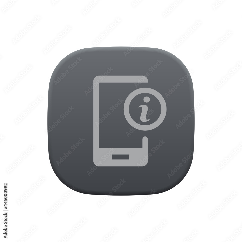 Canvas Prints device information - app icon button