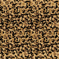 Leopard seamless pattern design illustration background