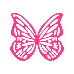 Butterflies spring, Easter black silhouettes. Earrings cut files templates on white background