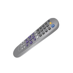 attractive and detailed tv remote vector illustration