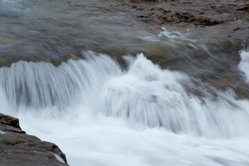 Cascades from the Niagara River in New York.